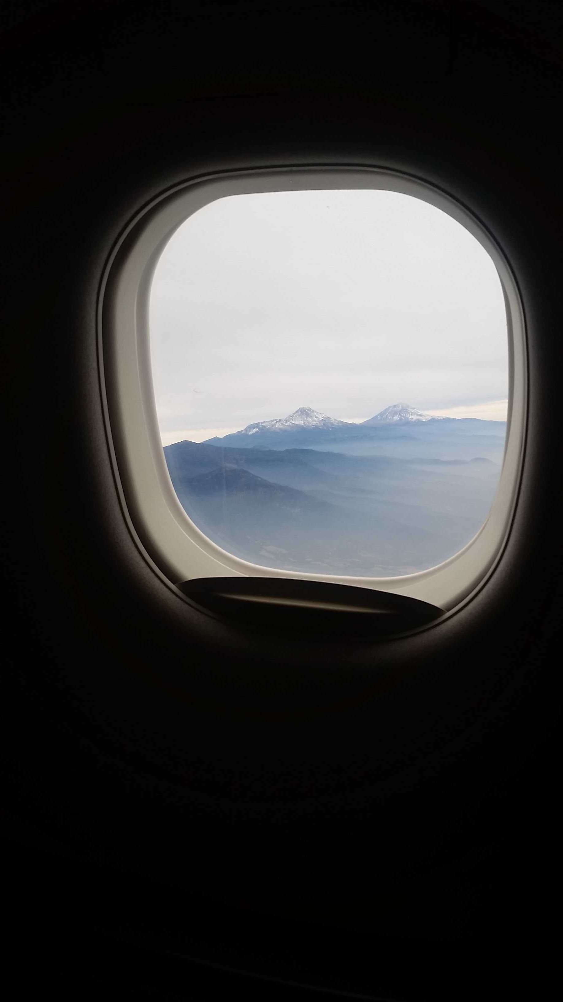 best plane window seat view between Mexico City and Guatemala City